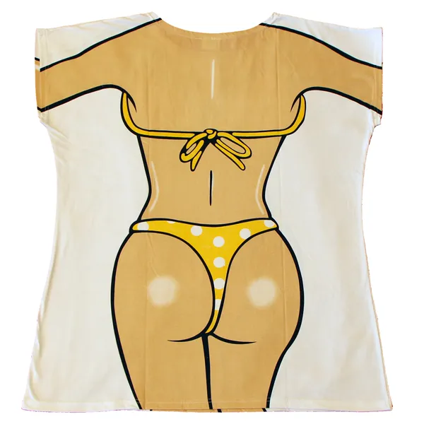 Yellow Polka Dot Women's Cover Up